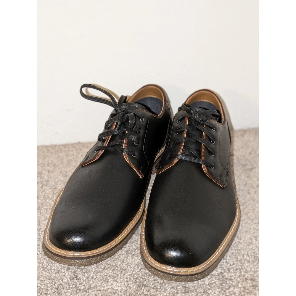 Dockers Bronson Business Casual‎ Shoes Black Mens Size 10 M Oxford Dress NEW